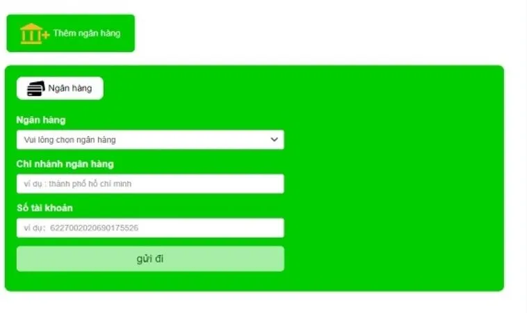 Rút Tiền Good88: Hướng Dẫn Tối Ưu Cho Cược Thủ 2 Giao diện rút tiền Good88